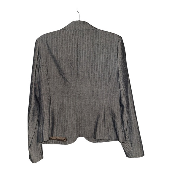 Michael Kors blazer gray brown women’s size 10 fall academia office neutral - Picture 2 of 8